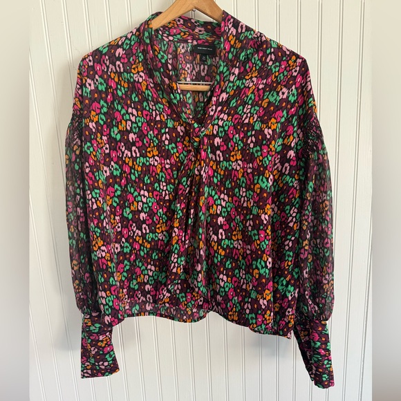 Who What Wear Jewel Tone Blouse Size Medium - Picture 1 of 5